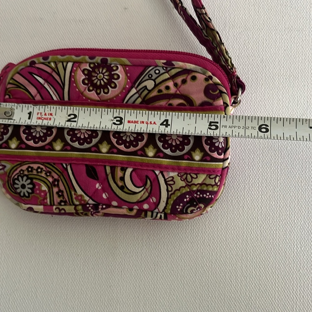 Vera Bradley Pink Patterned Wristlet - Picture 8 of 9